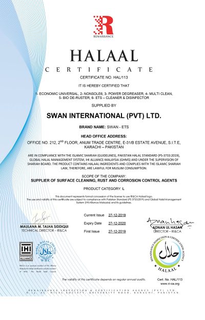 Microsoft Word - SWAN International Halal Certificate