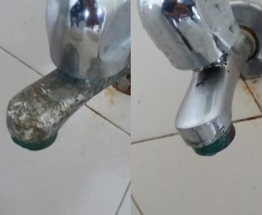 Remove corrosion from Tap