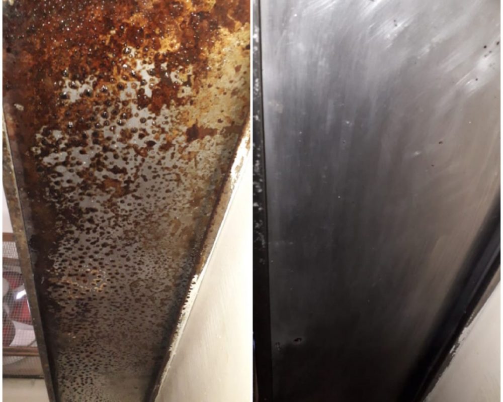 Rust & Oil remove from Stainless steel